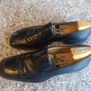 Avventura Men's Black Dress Split-Toe Dress Slipon Loafer Size 11.5M, (104)